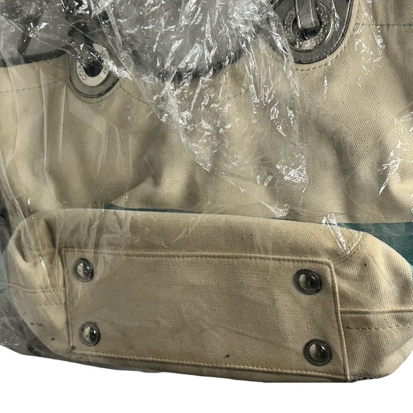 Vintage COACH project bag - Underwater themed Tote - teal interior - TLC bag - Picture 5 of 15